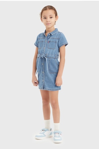 Biologisch Katoenen Spijkerjurk - Blauw