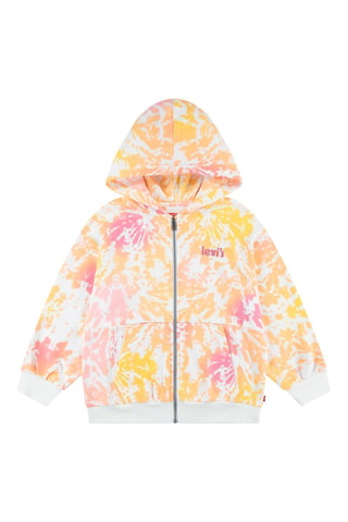 Sweater met Tie and Dye Effect - Wit