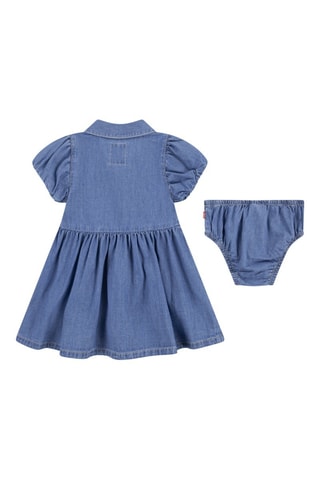 Blouse-jurk en Onderbroek - Blauw
