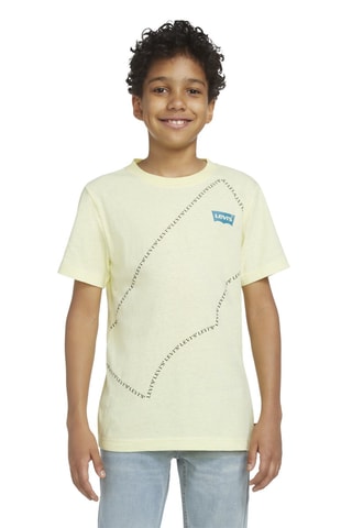 Biologisch Katoenen T-shirt - Rood, blauw en groen
