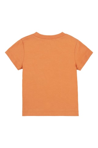 T-shirt - Blauw en oranje