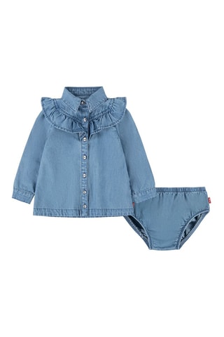 Jurk en Bloomer - Blauw