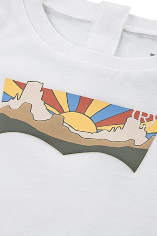 T-shirt - Wit en groen