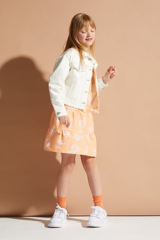 Jurk - Oranje en roze