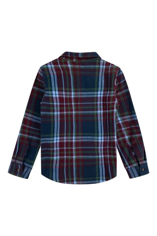 Overhemd - Blauw en rood
