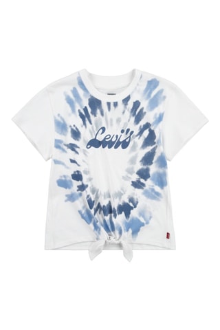 Geknoopt T-shirt - Blauw