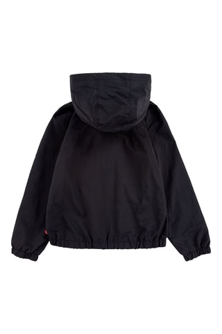 Windjack met Capuchon - Wit, blauw, zwart en rood