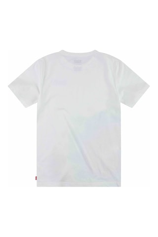 T-shirt - Wit, rood, blauw en geel