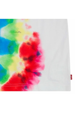 T-shirt - Wit, rood, blauw en geel