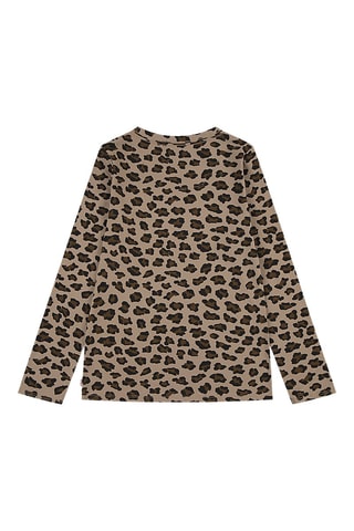 T-shirt - Geel en bruin
