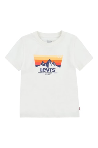 T-shirt - Wit en blauw