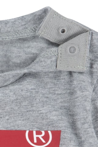 T-shirt - Wit, rood en grijs
