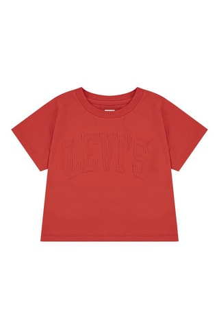 T-shirt - Wit en rood