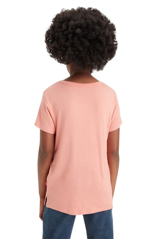 T-shirt - Wit, rood en roze