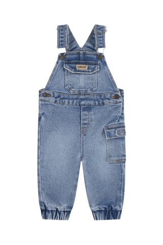 Tuinjeans - Beige en blauw
