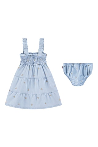 Jurk en Bloomer - Blauw en groen