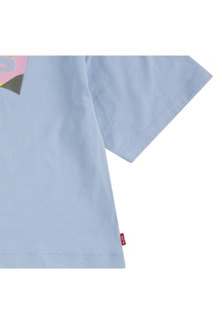 T-shirt - Blauw, geel, roze en grijs