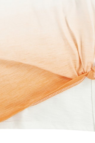 T-shirt - Wit en oranje