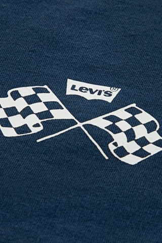 T-shirt - Wit en blauw