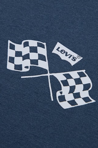 T-shirt - Wit en blauw