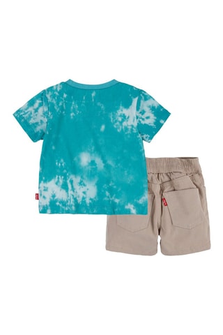 T-shirt en Short - Blauw en grijs