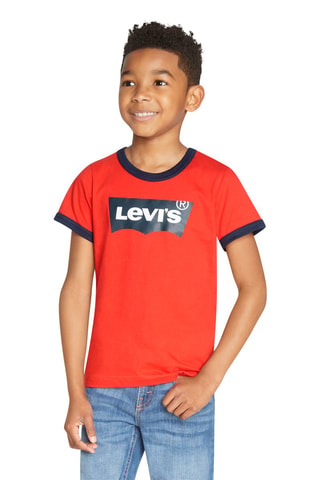 T-shirt - Wit, rood en blauw