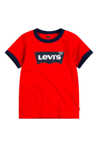 T-shirt - Wit, rood en blauw