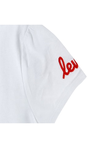 Jurk en T-shirt - Wit en rood
