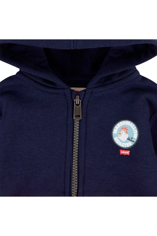 Sweater met Rits - Blauw