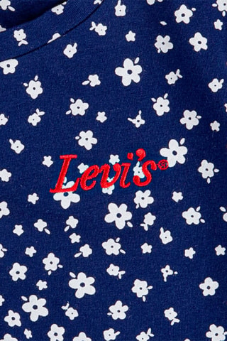 Jurk - Wit, rood en blauw