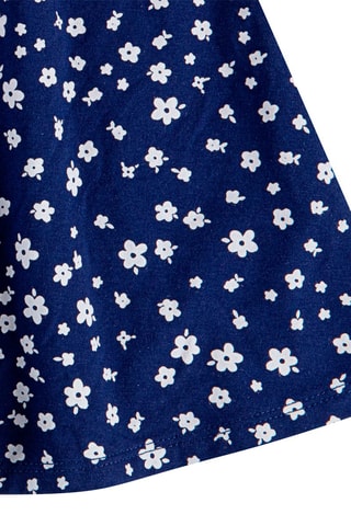 Jurk - Wit, rood en blauw