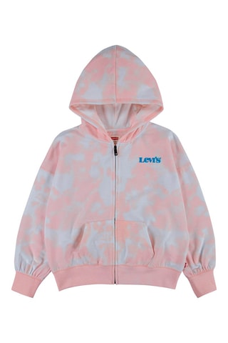 Sweater met Capuchon - Blauw en roze