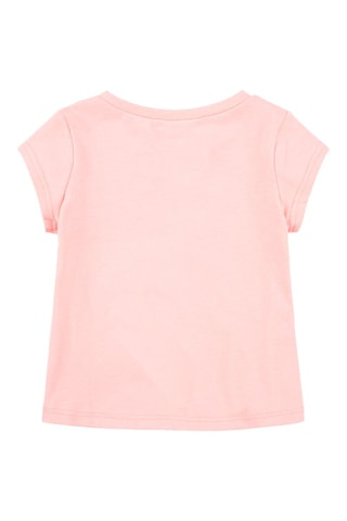 T-shirt - Wit, rood en roze