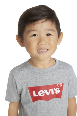 T-shirt - Wit, rood en grijs