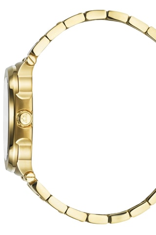 Reloj de cuarzo de acero L’Envie - Dorado y negro