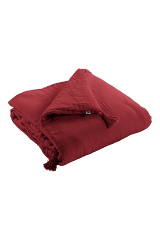 Trapunta in garza di cotone 125 g/m² Gaïa - Vinaccia