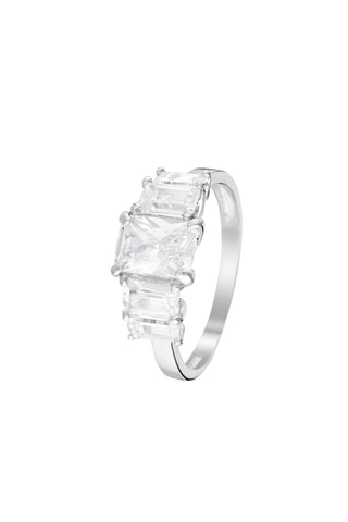 Anillo Escalier - Oro blanco
