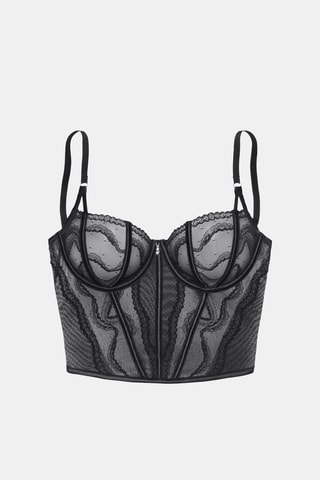 Bralette Giovanna - Negro - Lascana