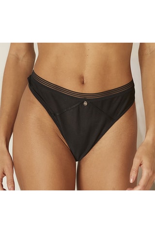 Tanga Zoe - Negro - S.Oliver Lm
