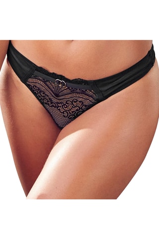 Tanga Elenora - Negro - Lascana