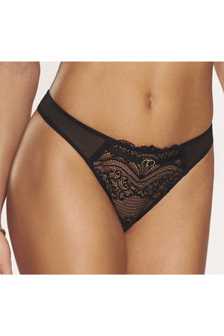 Tanga Elenora - Negro - Lascana