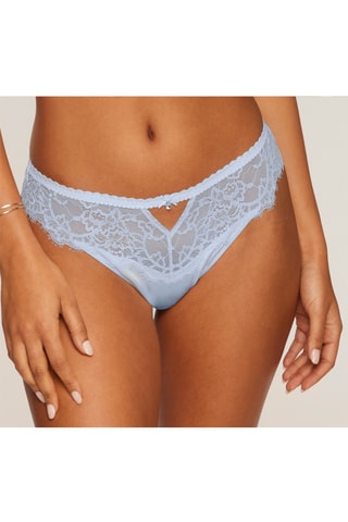 Tanga de seda Alana - Celeste - Lascana