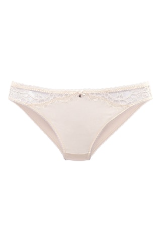 Braga de seda Alana - Beige - Lascana