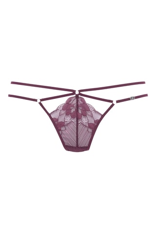 Braga brasileña de talle alto Temptation - Violeta - Jette Lm