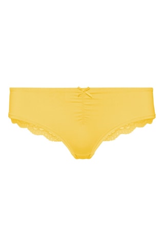 Braga brasileña Slip Selection - Amarillo - Lascana
