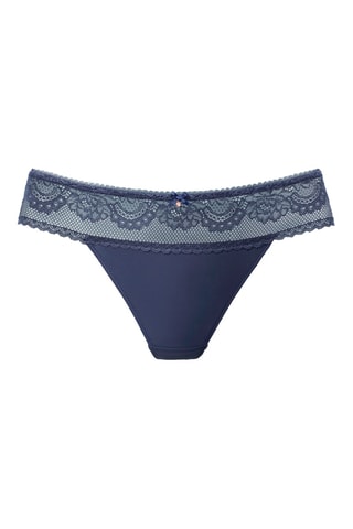 Tanga Perfect Basics - Azul marino - Lascana