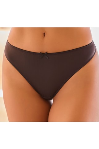 Tanga Violeta - Negro - Vivance
