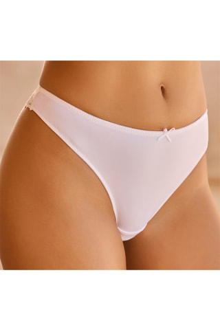 Tanga Violeta - Blanco - Vivance