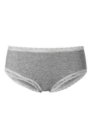 2 shortis Yvonne - Gris jaspeado y crudo - S.Oliver Lm