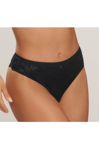 Tanga Romane - Negro - S.Oliver Lm